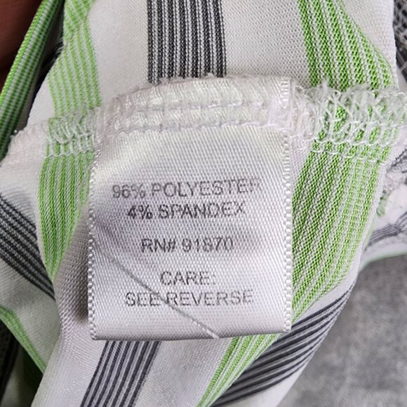 Mens Tommy Armour Striped Polo Shirt Dri-Logic Short Sleeve Size XXL - Picture 4 of 8